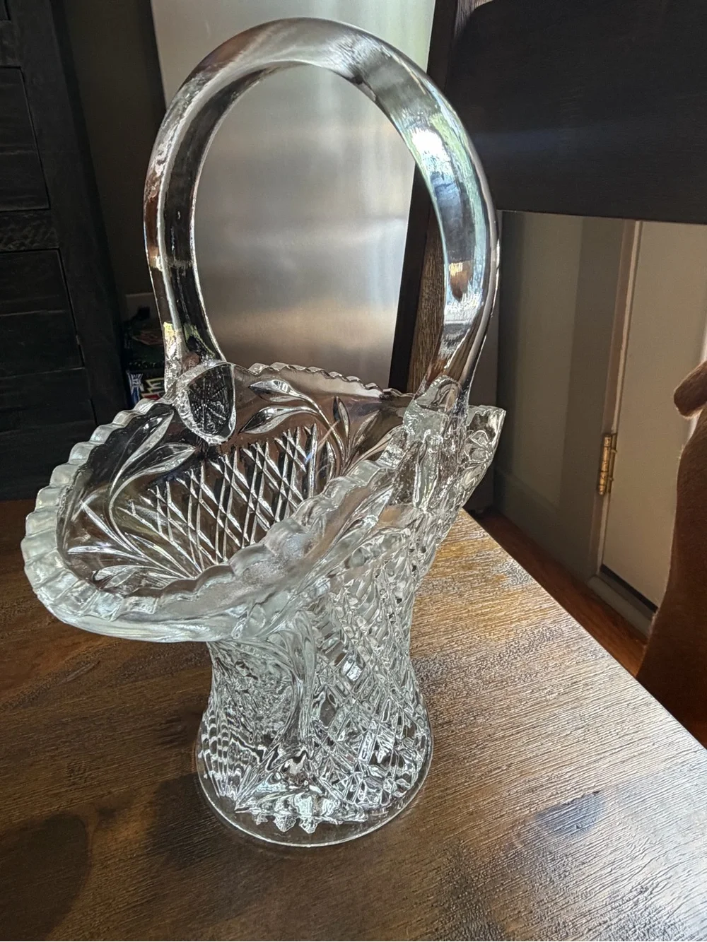 Vintage Princess House basket - **GLOWS**
